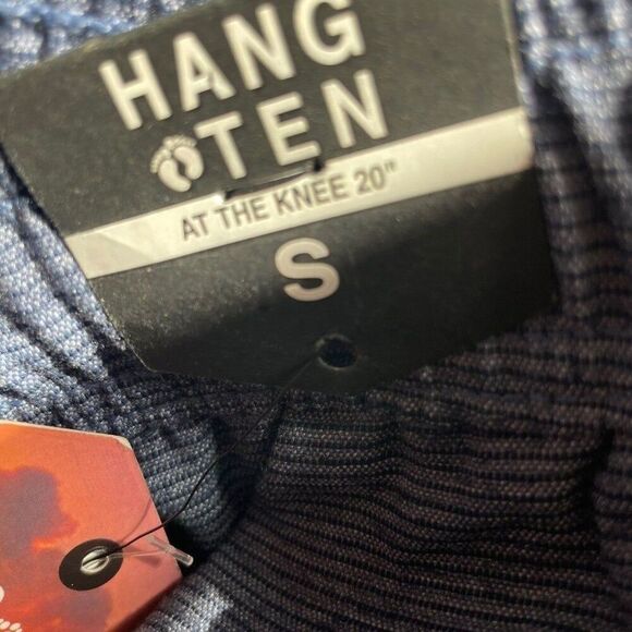 Hang Ten at knee 20 “ size small blue shorts New - Picture 6 of 7